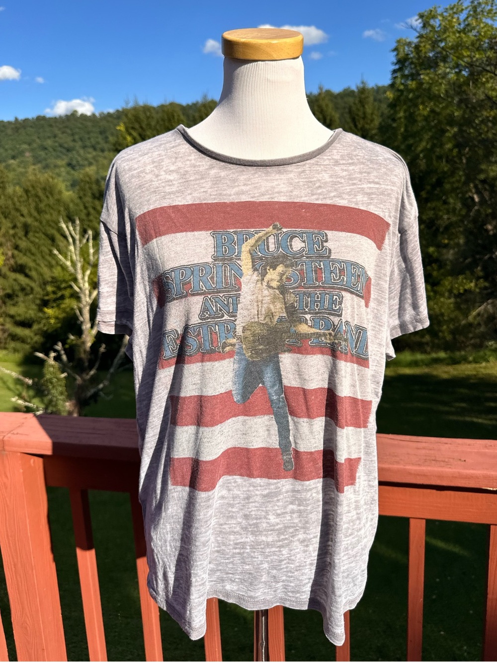 Bruce Springsteen Burnout Born in The USA Band Tour Tee